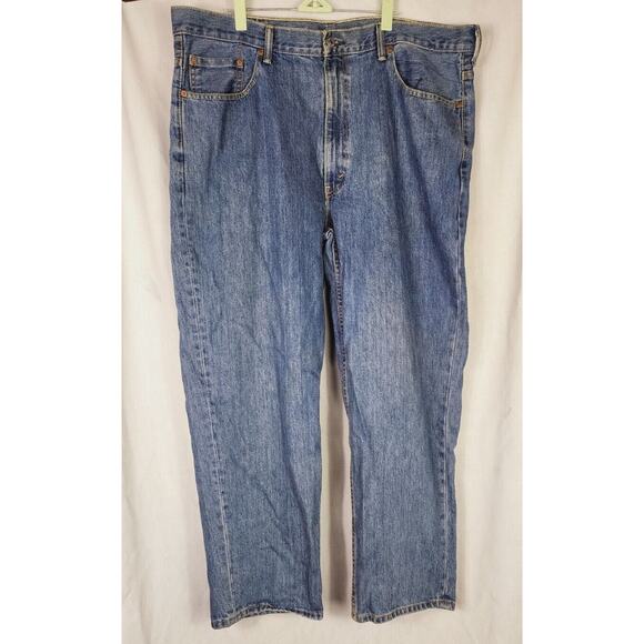 Levi's 550 Relaxed Fit Denim Blue Jeans Mens pants Size 42 x 30 straight leg - Picture 10 of 10